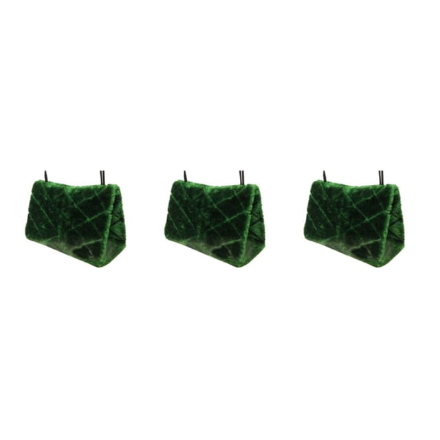 Decodeary Universal And Durable Bird Cage With Soft Fabric For Canaries And Parrots green S (17x16x12cm) 3Set
