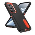 thumbnail image 2 of For Samsung Galaxy S26+ 5G 6.7" Phone Case with Built in Kickstand, Shockproof/Dustproof/Drop Proof Heavy Duty Military-Grade Rugged Protective Cover for Samsung Galaxy S26+ 5G,Black+Orange, 2 of 8