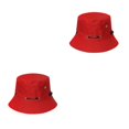 thumbnail image 2 of VONKY Comfortable And Breathable Fisherman Hat For Sun Protection Sunscreen Fisherman Cap Hat Summer red 58cm 2Set, 2 of 6