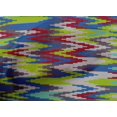 thumbnail image 4 of oneOone Cotton Cambric Blue Fabric Chevron Ikat Sewing Craft Projects Fabric Prints By Yard 56 Inch Wide, 4 of 4