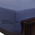 thumbnail image 3 of Mainstays 4-Piece Oceana Blue Flannel Sheet Set, Double, 3 of 6