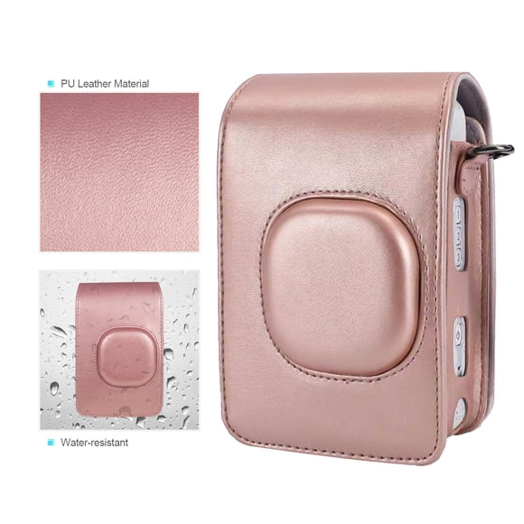 Support d'Appareil Photo, Format d'Appareil Photo avec Compatible avec Cuir Pu avec Format d'Appareil Photo Pu avec Film Buzhi Qisuo Dsfen