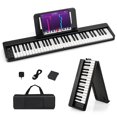 thumbnail image 1 of Gymax Clavier de Piano Pliant à 61 Touches, Piano Électrique Portable avec Touches Pleine Grandeur, Support de Musique, 1 of 10