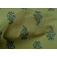 thumbnail image 4 of oneOone Cotton Cambric Fabric Leaves & Floral Block Printed Fabric 1 Yard 56 Inch Wide, 4 of 4