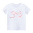 thumbnail image 2 of Rbaofujie T-Shirts Graphiques pour Filles Manches Courtes Col Rond T-Shirts Décontractés Hauts d'Été Mignons Vêtements, 2 of 3