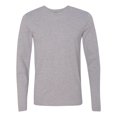 thumbnail image 1 of Next Level Cotton Long Sleeve Crew, S, Heather Grey, 1 of 3