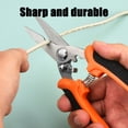 thumbnail image 4 of Dvkptbk Stainless Steel Electrical Scissors Stainless Steel Multi Functional Shear Strong Iron Shears Garden Shears Horticultural Fruit Branch Shears Slip Proof and Labor Saving Household Tools, 4 of 6