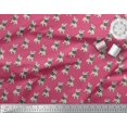 thumbnail image 2 of Soimoi Silk Fabric Pug Dog Decor Fabric Printed Yard 42 Inch Wide, 2 of 3