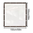 thumbnail image 1 of Birdeem Bâches Transparentes avec Oeillets - Bâche Imperméable, Bâche Épaisse Transparente, Bâches Transparentes Robustes Imperméables, Bâche en Plastique Transparente Imperméable pour Serre, Patio, Couverture de Plantes Ou Toit de Clapier pour Animaux, 1 of 4