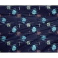 thumbnail image 4 of oneOone Polyester Lycra Fabric Ikat Style Kasuri Print Fabric By The Yard 56 Inch Wide, 4 of 4