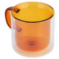 thumbnail image 4 of Glass Coffee Mug, Glass Mug 250ml Durable Borosilicate Glass  For Water For Coffee For Wine For Beverage Yellow, 4 of 8