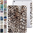 thumbnail image 1 of DuraSafe Cases iPad PRO 12.9 Inch 4th 5th 6th [ Pro 12.9 4 5 6 ] MY3K2LL/A MY3J2LL/A MY2H2LL/A MY2J2LL/A TriFold Printed PC Lightweight Protective Clear Back Cover - Leopard, 1 of 8
