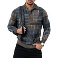thumbnail image 1 of Innerwin Polo à Manches Longues pour Homme T-Shirt de Course Boutons T-Shirts Décontractés Style I TG, 1 of 2