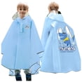 thumbnail image 1 of Zshosam Girls Rain Coats Waterproof Girls Rain Jacket Wind & Water Resistant Slicker Shell Lightweight Rain Coats for Girls with Pockets Size 14T 16T,(Blue 14-16 Years), 1 of 1