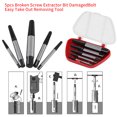 thumbnail image 1 of Screw Extractor, Bolt Extractor  5Pcs Broken Screw Remover Damaged Bolt Easy Out Removing Tool  Screw Remover for Rusty Stripped Screw and Bolt Tap Extractors, 1 of 7