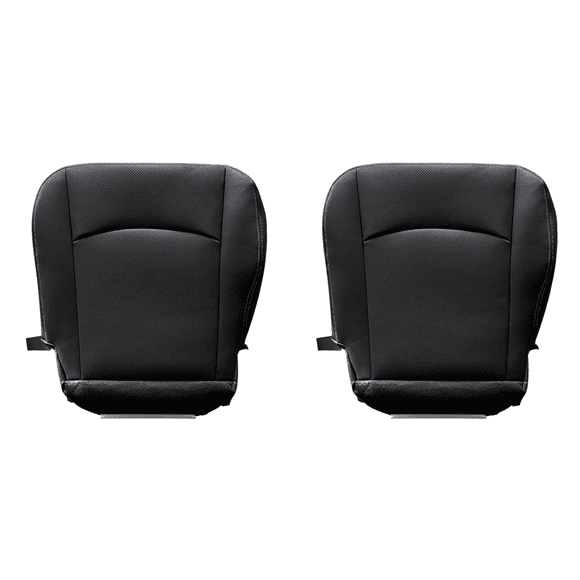 2X Car Seat Cover Leather Seat Cushion Shell Trim for Ram 1500 2009-2012 Driver Side,2x Car Seat Cover,Black