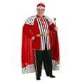 thumbnail image 2 of Men's Premium Plus Size King of Hearts Costume, 2 of 6