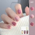thumbnail image 2 of Riforla Three Color Nail Polish No Baking Quick Drying Set Durable Tearable Water Based Manicure 1ml Nail Polish, 2 of 3
