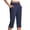 Navy, variant on Bocqde Capri Pants for Women, Summer Casual Pull On Womens Capris with Pockets, Women's Casual Pants & Capris, Ladies Capris