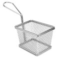 thumbnail image 4 of 1 Pc Durable Fried Chicken Basket Frying Basket Reusable Fryer Basket (Silver), 4 of 7