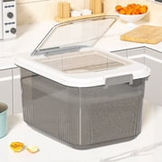 EXTRA Large Airtight Food Storage Cereal Containers for Bulk Food Storage BPA-Free Plastic Container,Extra Large Bulk Food Storage Containers with Airtight Lids for Rice, Pasta, Sugar & Flour