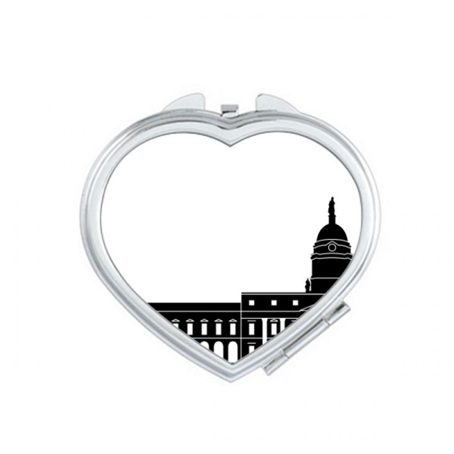 Dublin Landmark Building Skylines Ireland Mirror Travel Magnification Portable Handheld Pocket Makeup