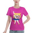 thumbnail image 1 of T-Shirt Basique à Manches Courtes pour Femmes Sailor Moon Édition Q Tsukiha, 1 of 6