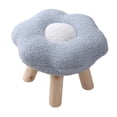 thumbnail image 2 of DOLITY Small Foot Stool Multipurpose Sofa Footstool for Living Room Porch Apartment Blue, 2 of 9