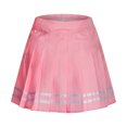 thumbnail image 3 of Jovati Jupe Trapèze Plissée Taille Haute pour Femme, Unie, P, 3 of 9