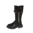 thumbnail image 2 of RXIRUCGD Shoes Fall/Winter New Bow Children's High Little Girl's Fashionable Single Boot, 2 of 9