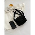 thumbnail image 4 of Mini Sac Carré à Rabat Minimaliste Sac d'École pour Filles Diplômées, Adolescentes, Étudiantes de Première Année, Élèves de Deuxième Cycle, Junior et Senior en Collège, Université et Lycée, Parfait pour l'Extérieur, les Voyages et la Rentrée Scolaire, 4 of 5