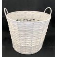 thumbnail image 1 of HOMETRENDS PANIER TISSÉ MOYEN BLANC, 1 of 1