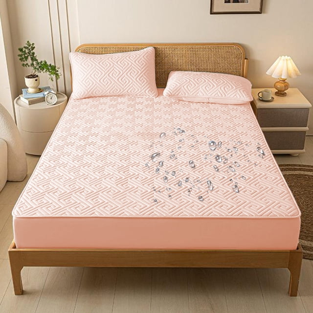 Mattress Protector, 35.4x78.7 Inches, Nonslip Bed Cover, All-Inclusive, Soft Fibre, Fitted Sheet, Pet-Resistant, Kid-Friendly, Washable, Suitable for Sleeping Naked