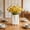 White, variant on Floral Vase for Centerpiece Decor, ZZkhGO Durable Plastic Home Decor Vase, Lasting White Orange Blue Flower Arrangement Vase for Bedroom Kitchen Living Room