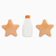 thumbnail image 3 of Hugsmart Dog Toy Fuzzy Friendz Happy Woofmas Milk and Cookies, 3 of 4