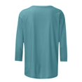 thumbnail image 4 of Daisyyozoid T-Shirt de Pâques Joyeuses pour Femme Col Rond Haut à Manches Longues Haut à Manches Longues Col Rond T-Shirt, 4 of 5