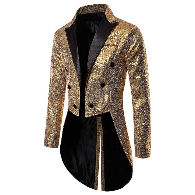 Qertyioot Autumn Men's And Winter Fashion Personality Suit Jacket