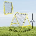 thumbnail image 3 of HOMCOM Rebounder Net Football Training Aid Kickback Target Play Yellow, 3 of 10