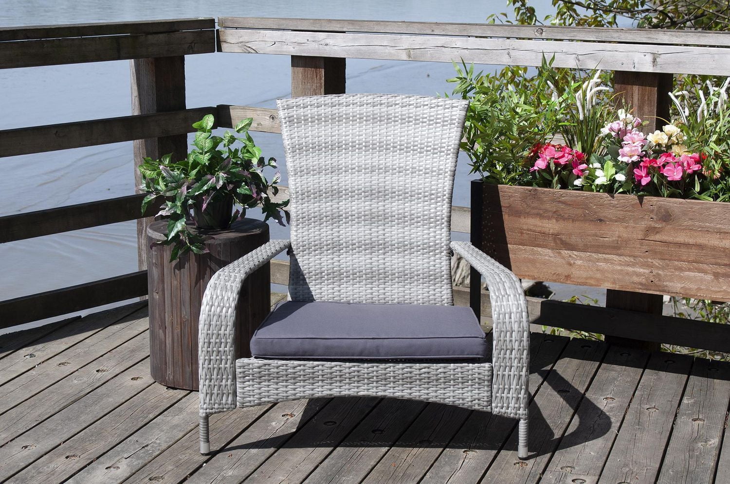 Fauteuil Muskoka de Patioflare en osier