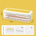 thumbnail image 3 of Dvkptbk Ice Cube Tray Ice Tray with Lid and Storage Bin for Freezer, Ice Cubes Making, Freezer Ice Cubes Box, Second Out of The Ice Ice Tray Kitchen & Dining, 3 of 9