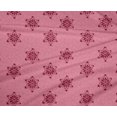 thumbnail image 4 of oneOone Tissu Polyester Lycra Imprimé Floral au Mètre 56 Pouces de Large, 4 of 4