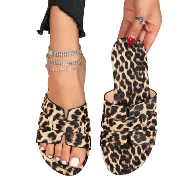 Graduation Gift AXXD Women Sandals Clearance Size 6 Solid Color Open Toe Non Slip Sandals Outdoor Versatile