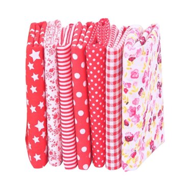 NANDIYNZHI Clearance! Cotton Crafts Fabric Bundle Patchwork Squares Quilting Sewing Patchwork Diy 7Pcs Fat Quarters Fabric Bundles Clearance Sale 7Pc Diy Fabric