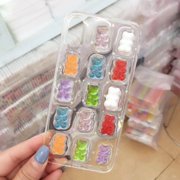 Chmadoxn Cute Clear Phone Case For 16 16plus 16pro 16 Pro Max Super Kawaii Bears Funny Soft Protective Phone Cases Cover phone cover