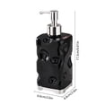 thumbnail image 3 of Lisbinx Refillable Hand Soap Dispenser Bottle, 450 mL Plastic Pump, Bathroom Kitchen Countertop Liquid Soap, 4-Colour Options, 1-Pack, 3 of 6