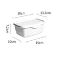 thumbnail image 3 of wycnly Clearance Wipes Dispenser Wipe Box Wet Wipes Storage Box Baby Wipes Dispenser Baby Wipes Box Container with Lid Fresh Container Plastic White Wet Tissue Box Wipes Case, 3 of 8