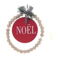 thumbnail image 1 of Ornement De Noël Avec Cerceau Perlé Noel, 1 of 3