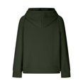 thumbnail image 3 of UPPADA Womens Waffle Knit Hoodies Long Sleeve Color Block Pullover Casual Hooded Drawstring Sweatshirt with Pockets Trendy Fall Hooded Pullover tops In July 2024, 3 of 6