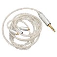 thumbnail image 3 of Replacement Earphone Cable, Earphone Cord 3.5mm Sound Jack MMCX HiFi Upgrade 4 Core 3.9ft Length  For SE215 For UM PRO10 For AM PRO10, 3 of 8