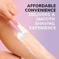 thumbnail image 3 of BIC Silky Touch Women's Disposable Razors, With 2 Blades, Pretty Pastel Razor Handles, 18 Count Value Pack of Shaving Razors, 3 of 8